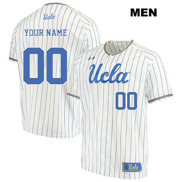 Cheap Customize customize UCLA Bruins Authentic Stitched Mens Under Armour White College Baseball Jersey